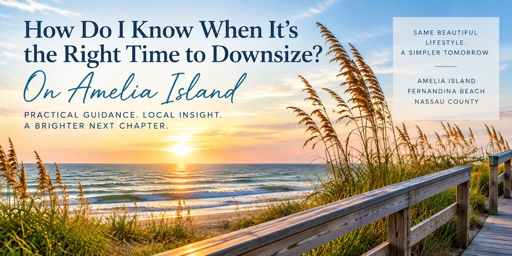 Downsizing on Amelia Island